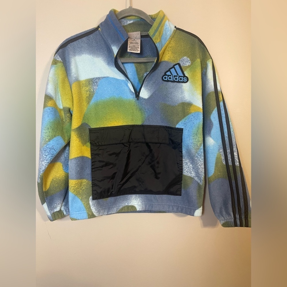 Adidas Multicolor Zip-Up Sweater